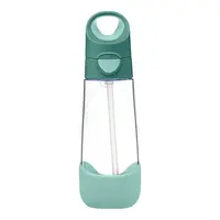 B.BOX Lahev na pití s brčkem 600 ml - emerald forest