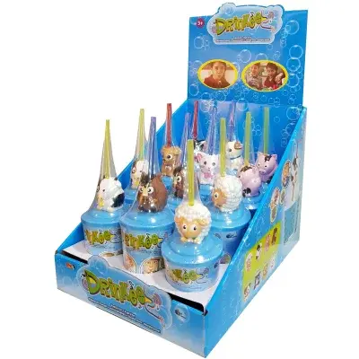 Drinkeez - kelímek s brčkem - kočička černá