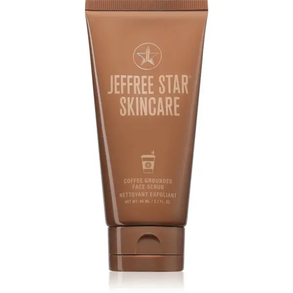 Jeffree Star Cosmetics Coffee Grounded Face Scrub čistiaci pleťový peeling 80 ml
