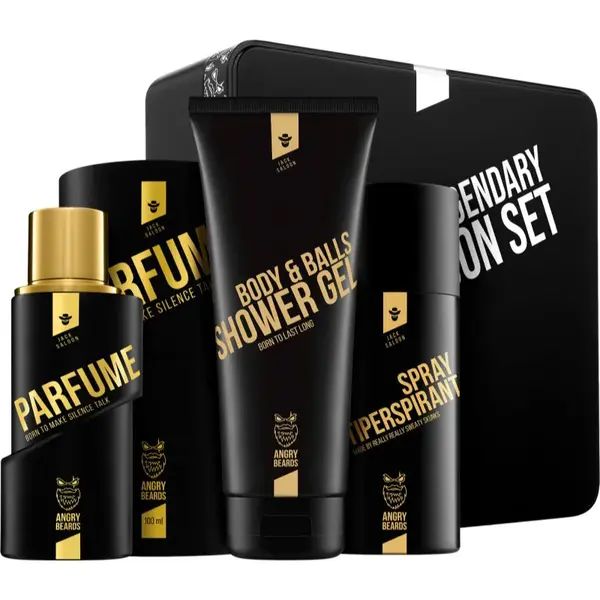 Angry Beards Fakin Legendary Jack Saloon Set darčeková sada pre mužov