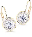 Cutie Jewellery Nežné náušnice s trblietavými zirkónmi Z8028-50-10-X-1