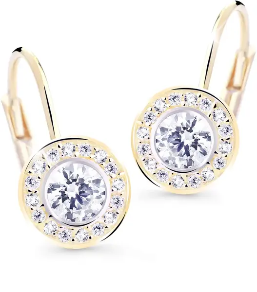 Cutie Jewellery Nežné náušnice s trblietavými zirkónmi Z8028-50-10-X-1