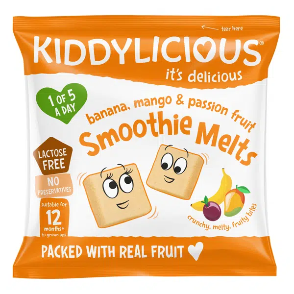 KIDDYLICIOUS Ovocné polštářky z banánu, manga a marakuji 6 g