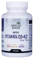 ADELLE DAVIS Vitamín D3 + K2 60 kapslí 60 ks