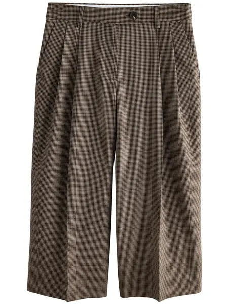 Next Nohavice s pukmi  hnedá / svetlohnedá