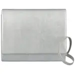 Dámska listová kabelka strieborná - Delami Kelis