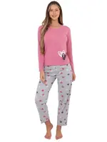 Dámske pyžamo s dlhým rukávom