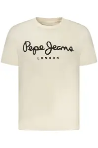Krémové triko Pepe Jeans