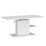 Konferenční stolek Cortado CRTT07 se zvedákem bílý alpský