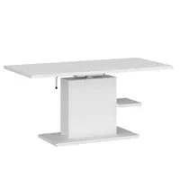 Konferenční stolek Cortado CRTT07 se zvedákem bílý alpský