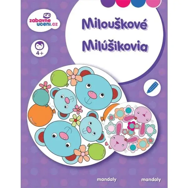 ZÁBAVNÉ UCENÍ MANDALY Omalovánka, mix, velikost