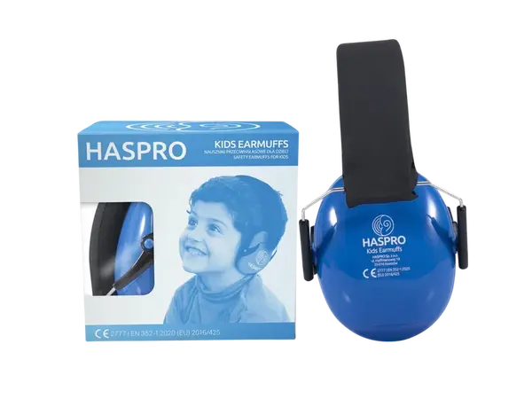 HASPRO Sluchátka pro děti modrá