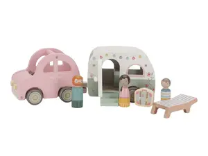 LITTLE DUTCH Auto s karavanom drevené
