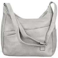 Dámská crossbody kabelka světle šedá - Firenze Ricco