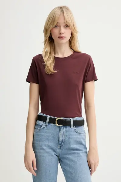 Bavlnené tričko BOSS Orange