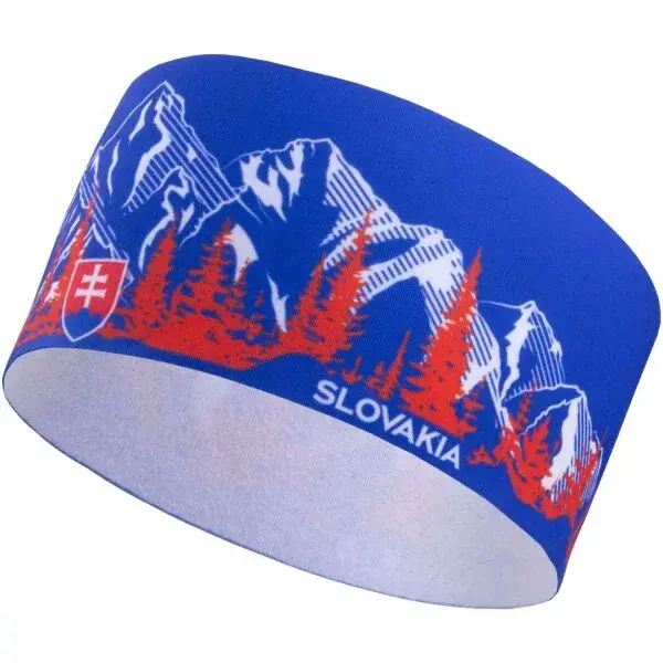 FLLÖS FANLINE HEADBAND SLOVAKIA 2 Športová čelenka, modrá, veľkosť