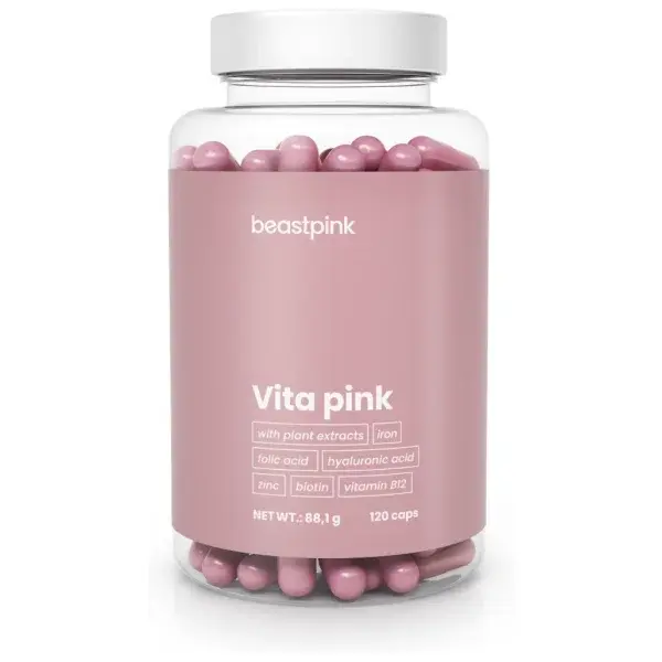 GymBeam MULTIVITAMIN VITA PINK - 120 CAPS Vitamín, , velikost