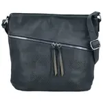 Trendy dámská koženková crossbody kabelka Rebecca, tmavě modrá