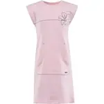 ALPINE PRO HUDERO Detské letné šaty, ružová, veľkosť 164-170