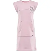ALPINE PRO HUDERO Detské letné šaty, ružová, veľkosť 164-170