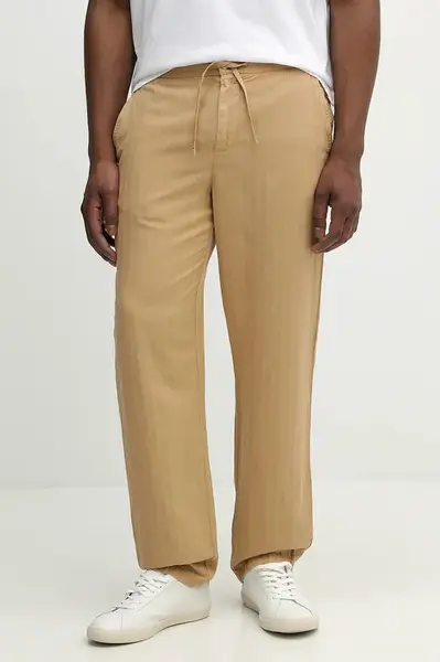 Kalhoty s příměsí lnu Frescobol Carioca