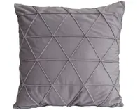 Dekorační polštář Vanessa 45x45 cm, stříbrný
