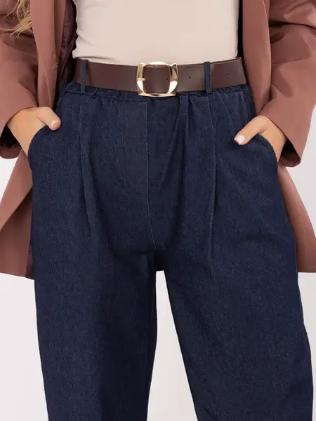 Dámské kalhoty tmavě modré