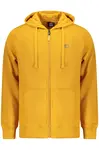 Žlutá pánská mikina s kapucí