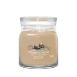 YANKEE CANDLE Signature Vonná sviečka stredná 2 knôty Amber & Sandalwood 368 g