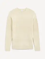 Béžový pánsky pruhovaný sveter Celio Defields