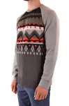 Paolo Pecora pánský svetr s geometrickým vzorem