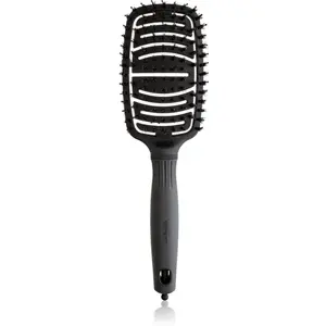 Olivia Garden Care Flex Board & Nylon Black plochá kefa na vlasy 1 ks