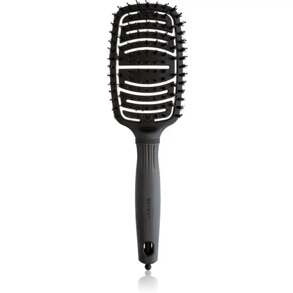 Olivia Garden Care Flex Board & Nylon Black plochá kefa na vlasy 1 ks