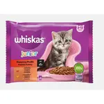 Whiskas Kapsička pre mačky Junior klasický výber, 4 x 85 g