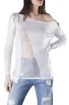 Sexy Woman Maglia s lodičkovým výstřihem