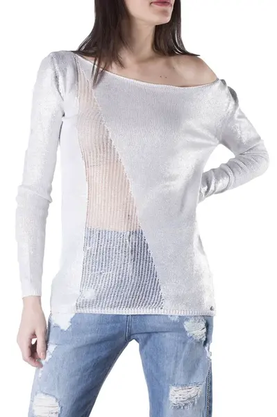 Sexy Woman Maglia s lodičkovým výstřihem