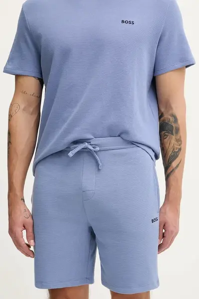 Šortky BOSS Waffle Shorts