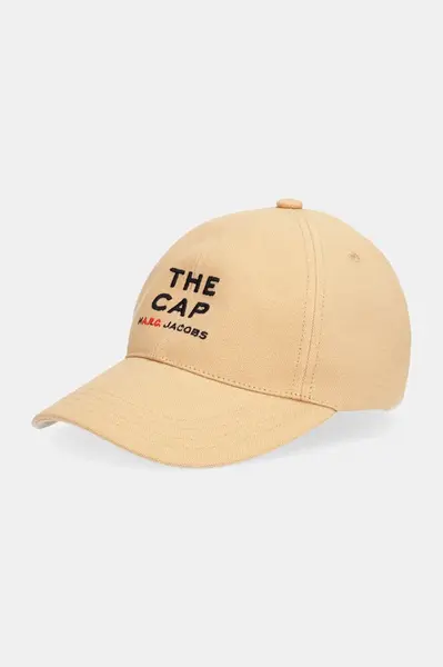 Bavlnená šiltovka A.P.C. A.P.C. x MARC JACOBS hnedá farba, COHKM.M24173