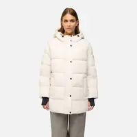 Krémová dámska páperová bunda Geox Spherica