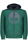 NORTH SAILS CHILDREN'S GREEN ZIP-UP SWEATSHIRT