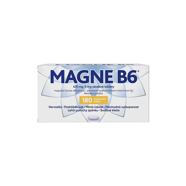 MAGNE B6 470mg/5mg 180 tablet