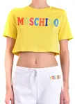 Žlté crop tričko Moschino