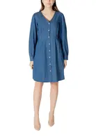 Dámské džínové košilové šaty Ichi