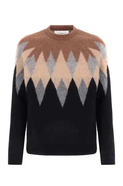 Laneus pánský vzorovaný svetr