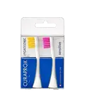 CURAPROX Hydrosonická náhradná hlavica PRO sensitive - žltá/ružová
