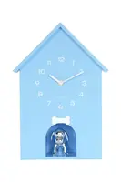 Nástenné hodiny so zvukom Karlsson Dog House 36,5 x 26,5 cm