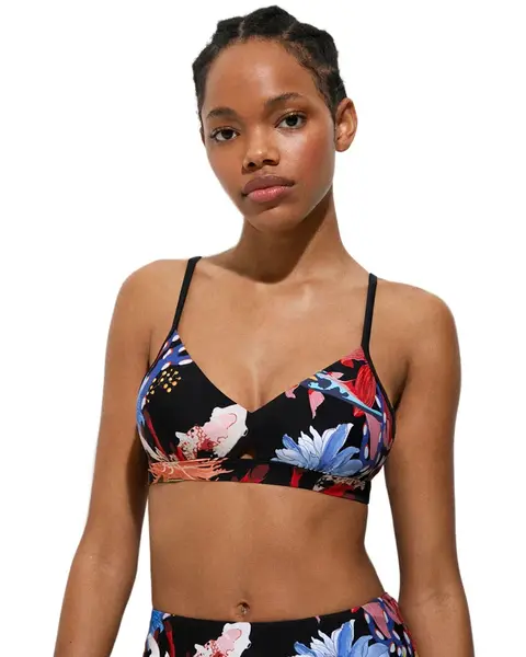 Desigual vzorovaný vrchní díl bikin