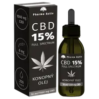 PHARMA ACTIV CBD 15% Full Spectrum Konopný olej 1500mg 10 ml