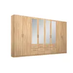 Rauch Möbel ŠATNÍ SKŘÍŇ S OTOČNÝMI DVEŘMI, Sonoma dub, 360/229/54 cm