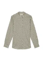 Marc O'Polo Blúzka  nebielená / čierna / šedobiela